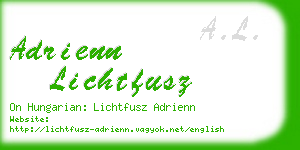 adrienn lichtfusz business card